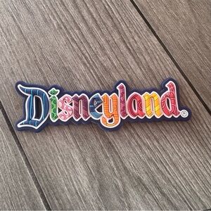 Vintage Disneyland California Refrigerator Magnet Souvenir Spell Out Colorful 5"